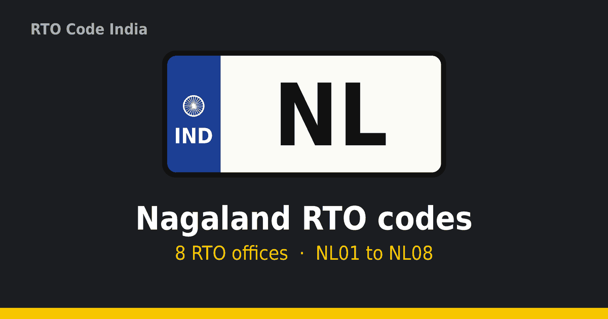 NL – Nagaland RTO Codes (NL)